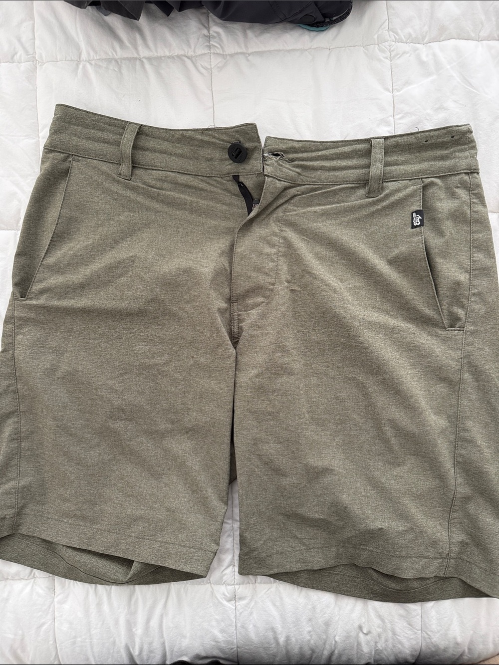 Lost Men's Olive Athletic Shorts